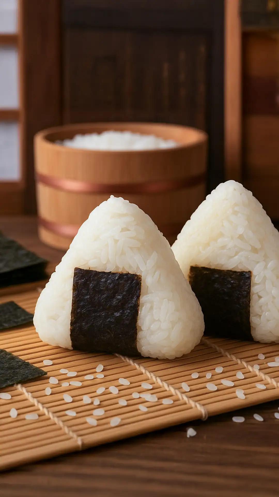 Onigiri Bayam Tuna