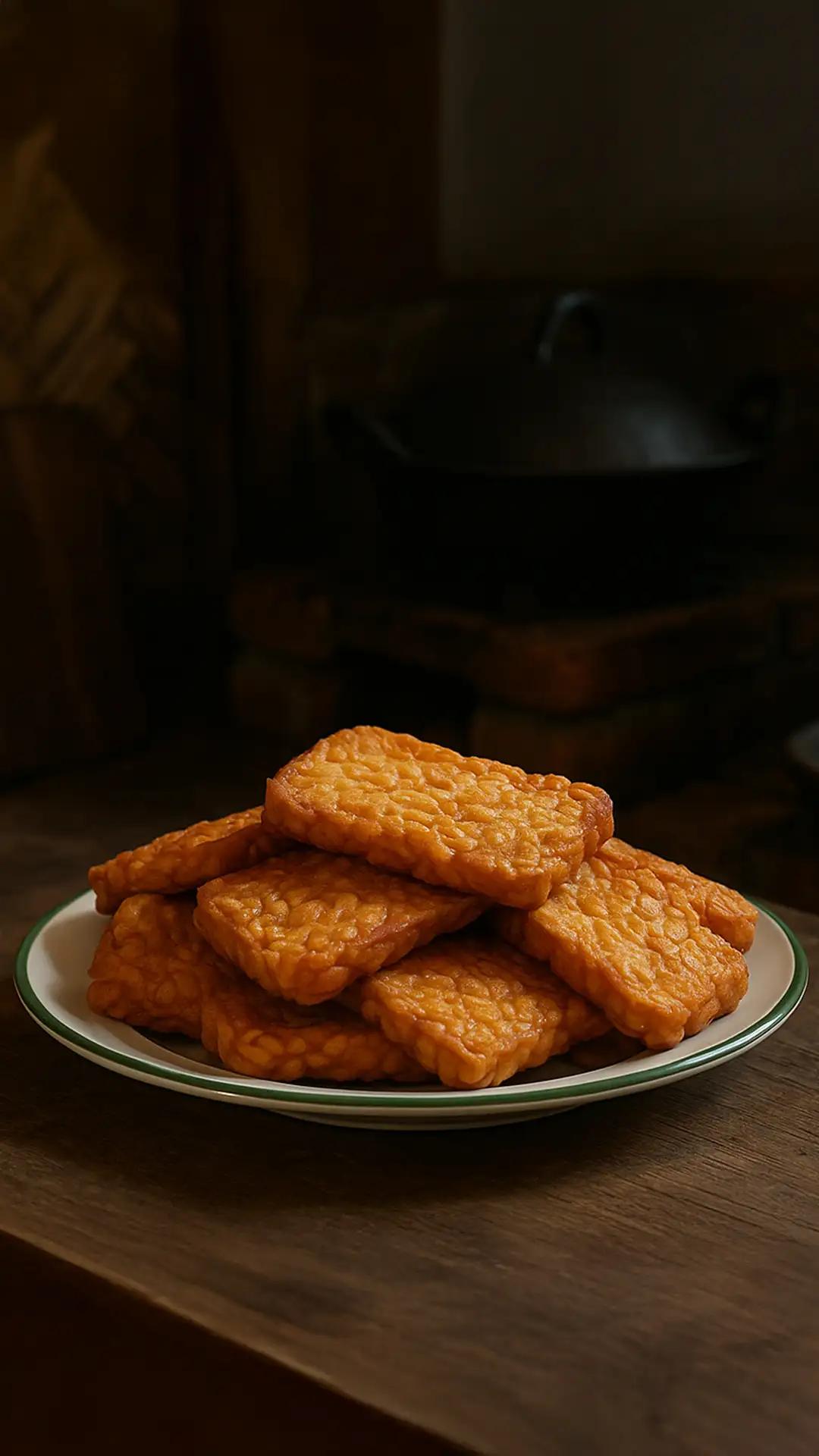 Tempe Goreng Bumbu Kuning